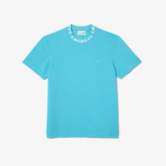 Футболка Lacoste Men's Regular Fit Branded blue tee