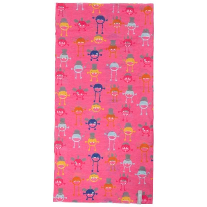 Баф MONSTERBALL - KIDS FACE COVERING UCHSSCTR0001-FLAMINGO MONSTER PRINT Trespass TU Розовий