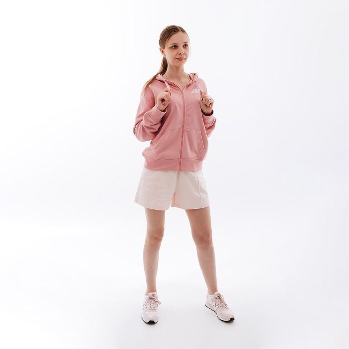 Кофта New Balance Essentials Stacked Logo FZ